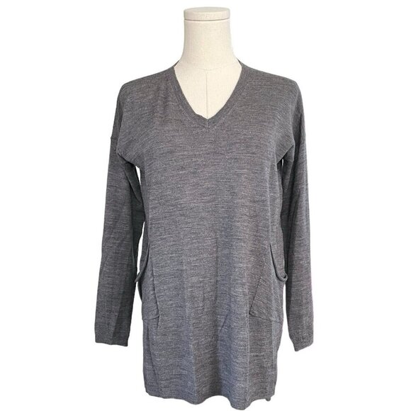Eileen Fisher Italian Yarn Merino Wool Slouchy Sweater Womens Petite S Washable - Picture 1 of 10